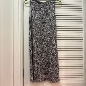 Tommy Bahama Black & White Printed Knit Dress